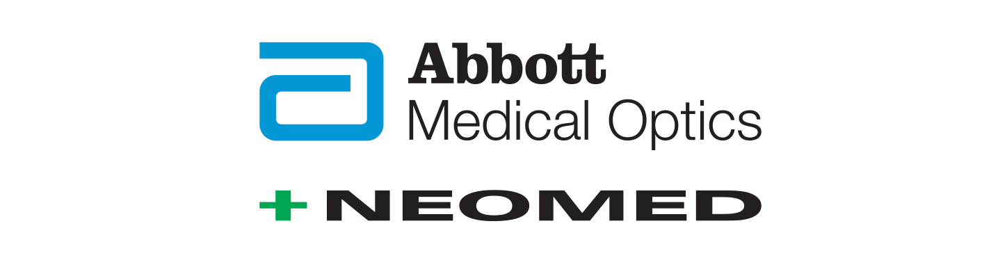 logo Neomed, Advanced Medical Optics
